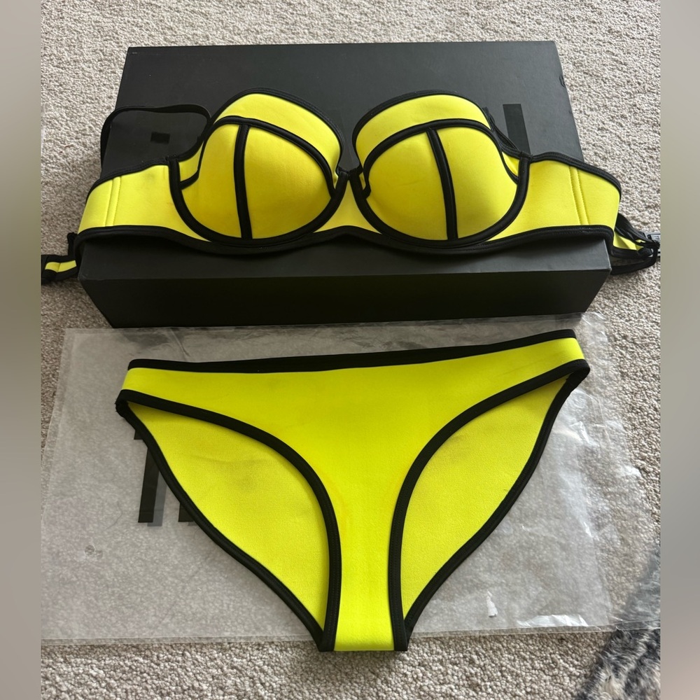 Triangl Las Vegas Lights Milly Neon Neoprene Bikini – Small++ / Large